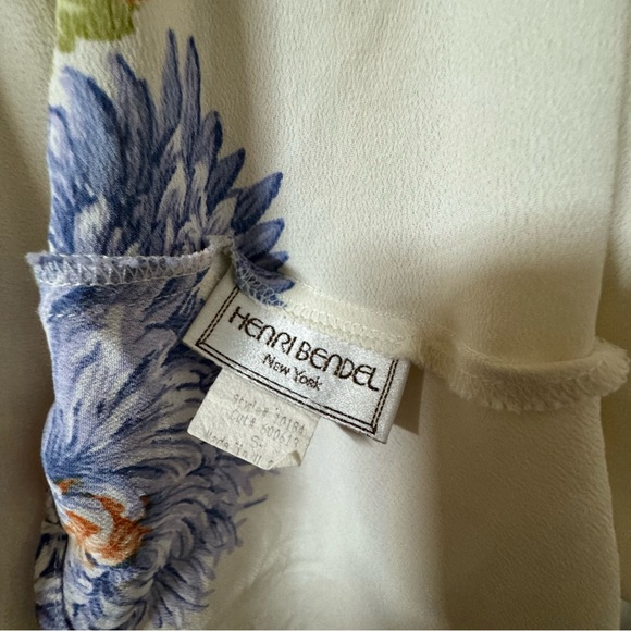 VINTAGE Henri Bendel flowy floral maxi skirt - Picture 4 of 6